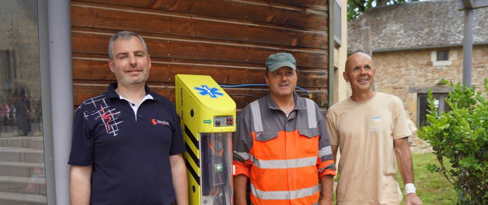 La commune se dote de deux défibrilateurs Bozouls