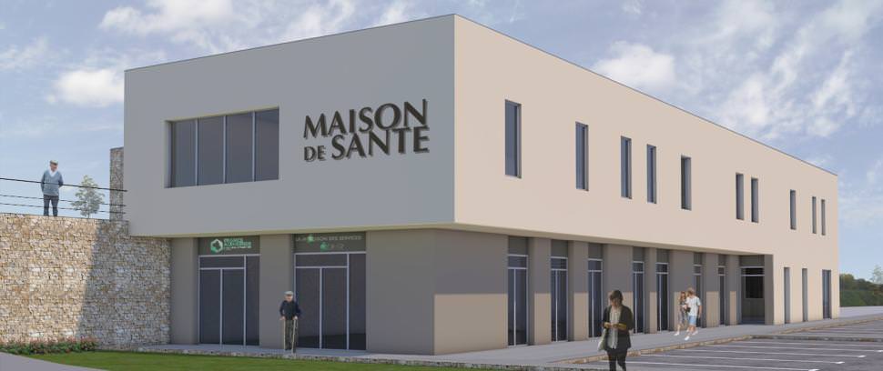 La future maison de santé Mairie de Bozouls La future maison de santé Mairie de Bozouls