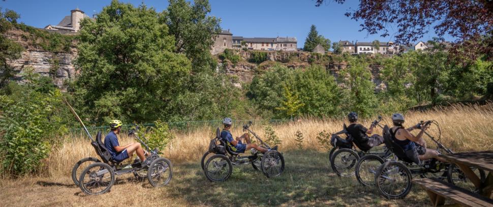 En VTT à 4 roues (Quadbike)