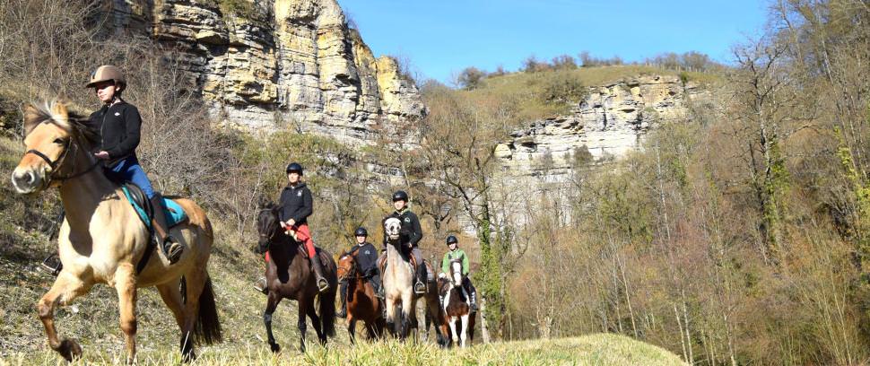 À cheval & en compagnie des ânes