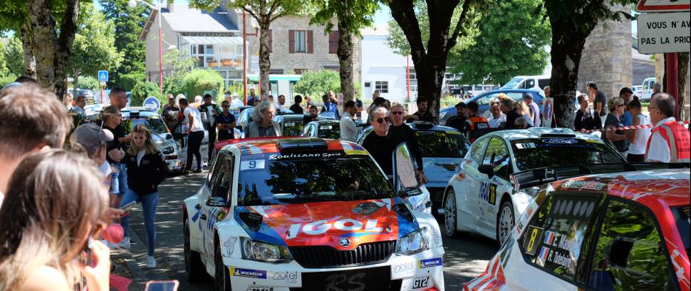 Rallye - Parc de regroupement à Bozouls