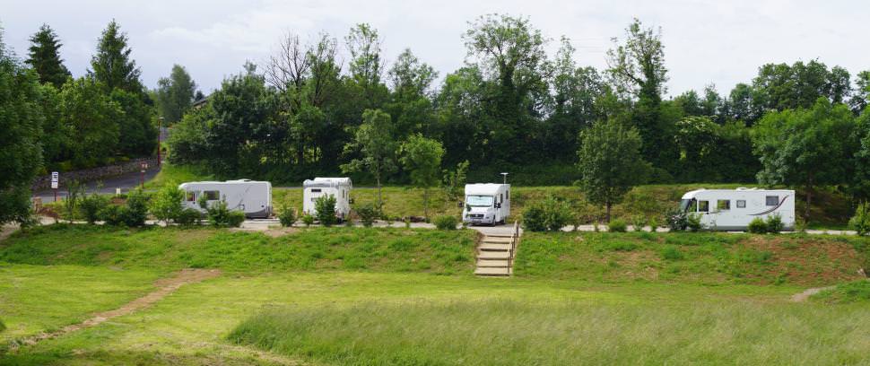 Mise en service de l'aire de camping car