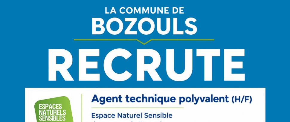 La commune de Bozouls recrute