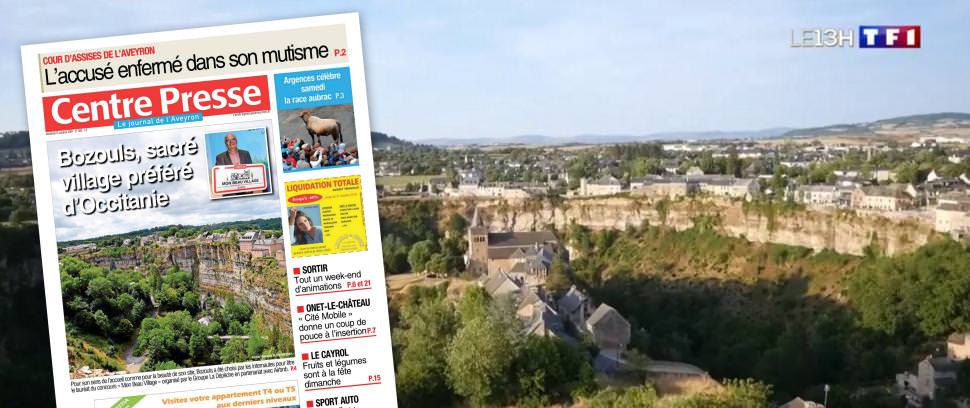 Bozouls sacré village préféré d'Occitanie