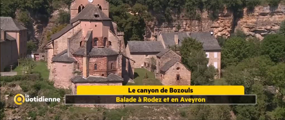 Bozouls dans La Quotidienne sur France 5