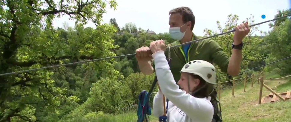 Reportage sur la tyrolienne - France 3 Occitanie