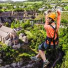 Tyrolienne au dessus du Canyon