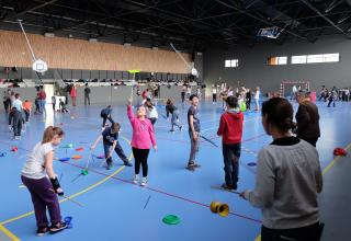 Rencontres sportives des écoles à Bozouls