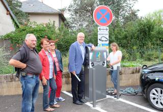 Inauguration de la borne de recharge