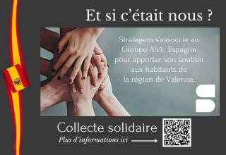 STRATAGEM collecte des dons au profit des sinistrés en Espagne