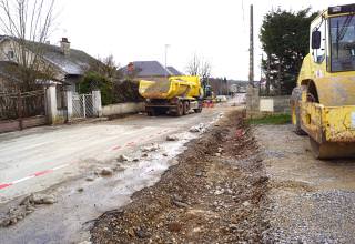 Les travaux de voirie ont débuté
