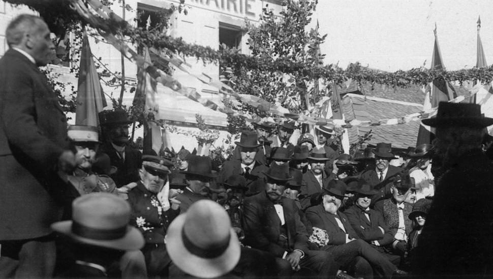 Louis Puech Inauguration monuments aux morts Bozouls 2