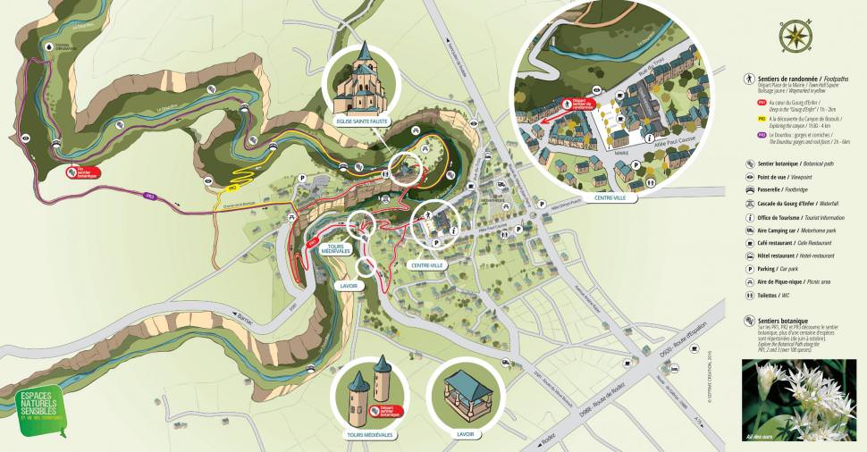 Plan de randonnées Bozouls