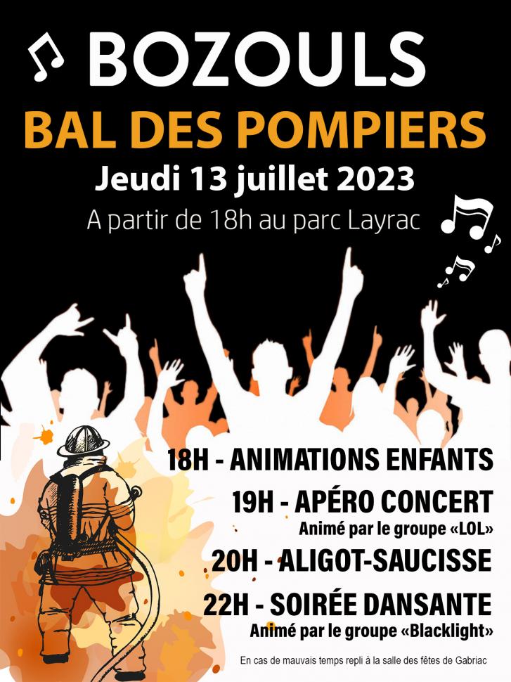 BAL DES POMPIERS 2023