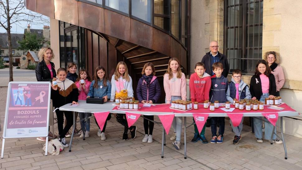 Vente de miel au profit d'Octobre Rose