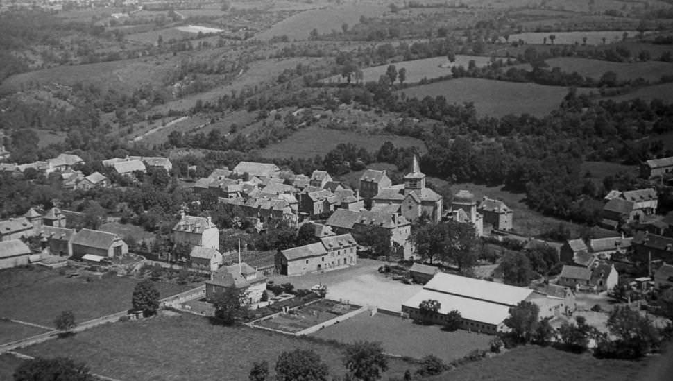 Gillorgues Vue aérienne années 60 70