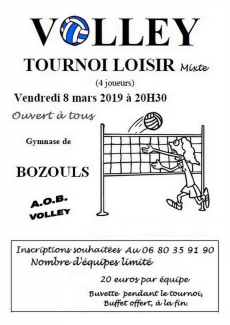 Tournois de volley