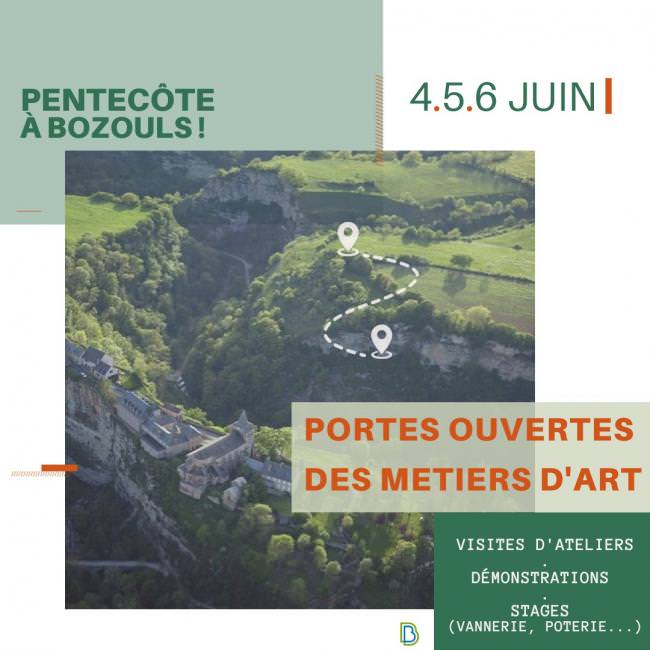 affiche portes ouvertes des métiers d'art