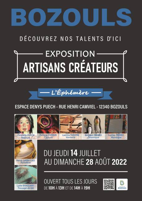 Affiche boutique éphémère 2022