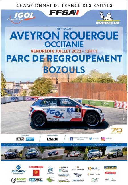 Affiche Rallye du Rouergue