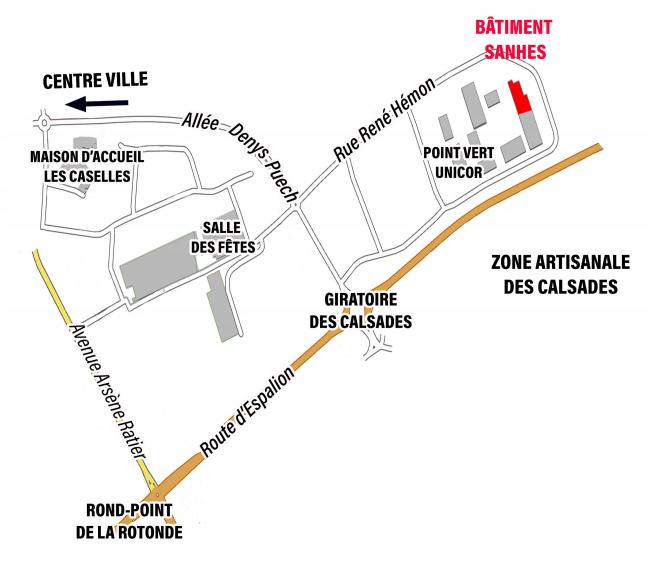 CARTE BATIMENT SANHES