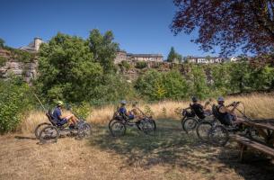 En VTT à 4 roues (Quadbike)