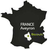 Carte Aveyron